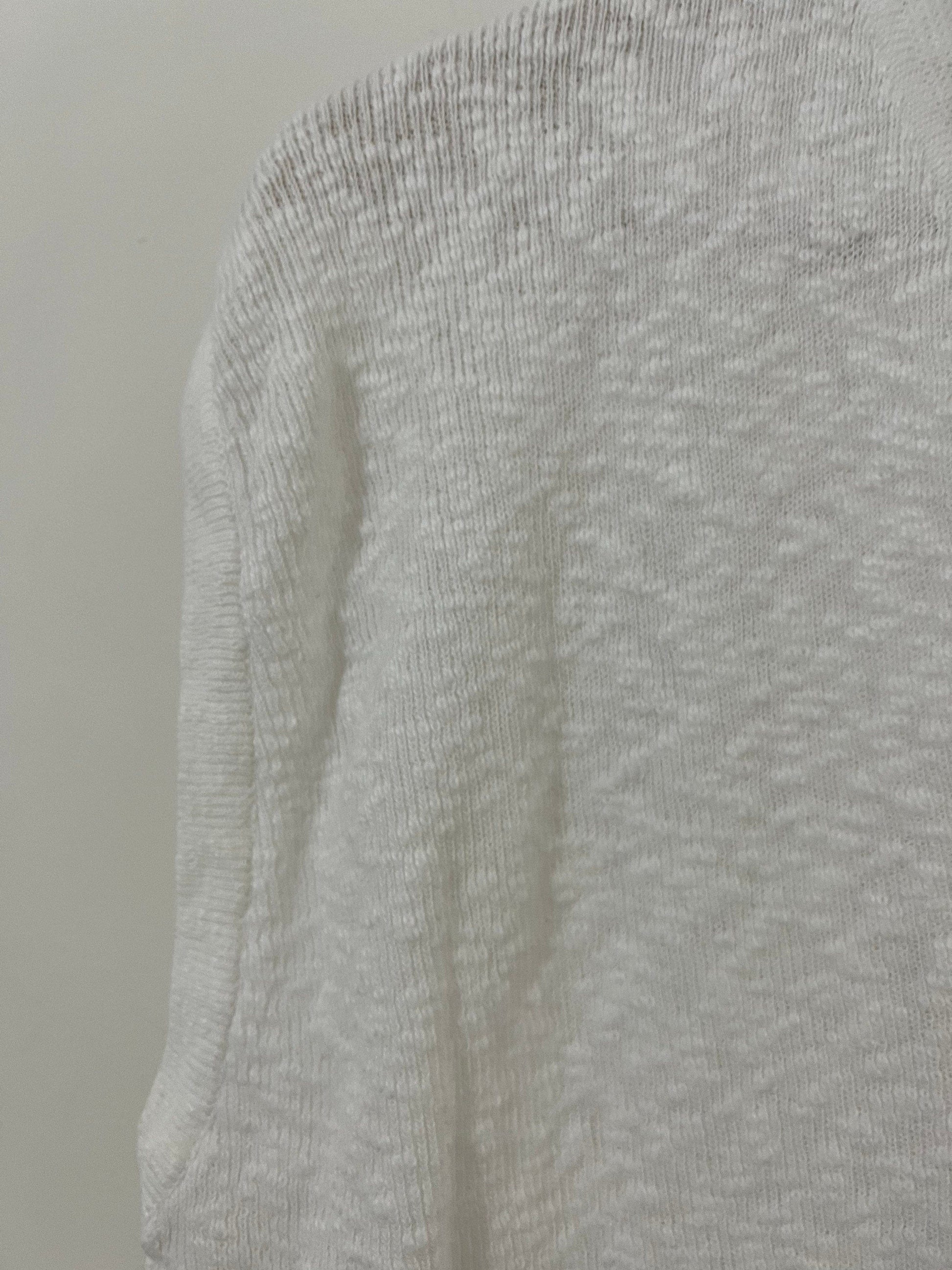 80s white Jaeger Jumper knitwear white fine knit jumper