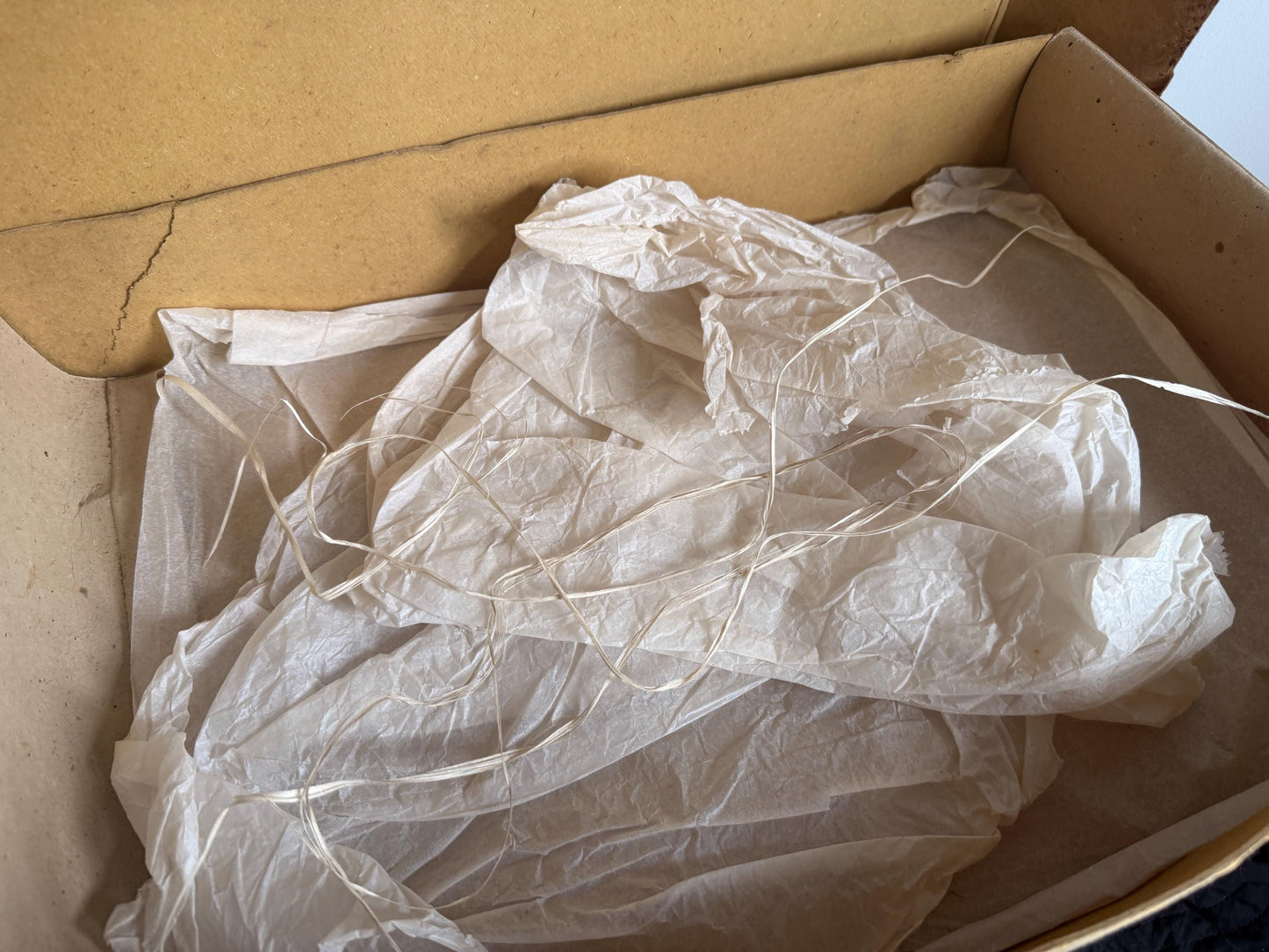 Vintage Lavender Ltd Court Dressmakers Box | Dated 15th September 1954 | Original Sloane Street Packaging | Fashion Ephemera