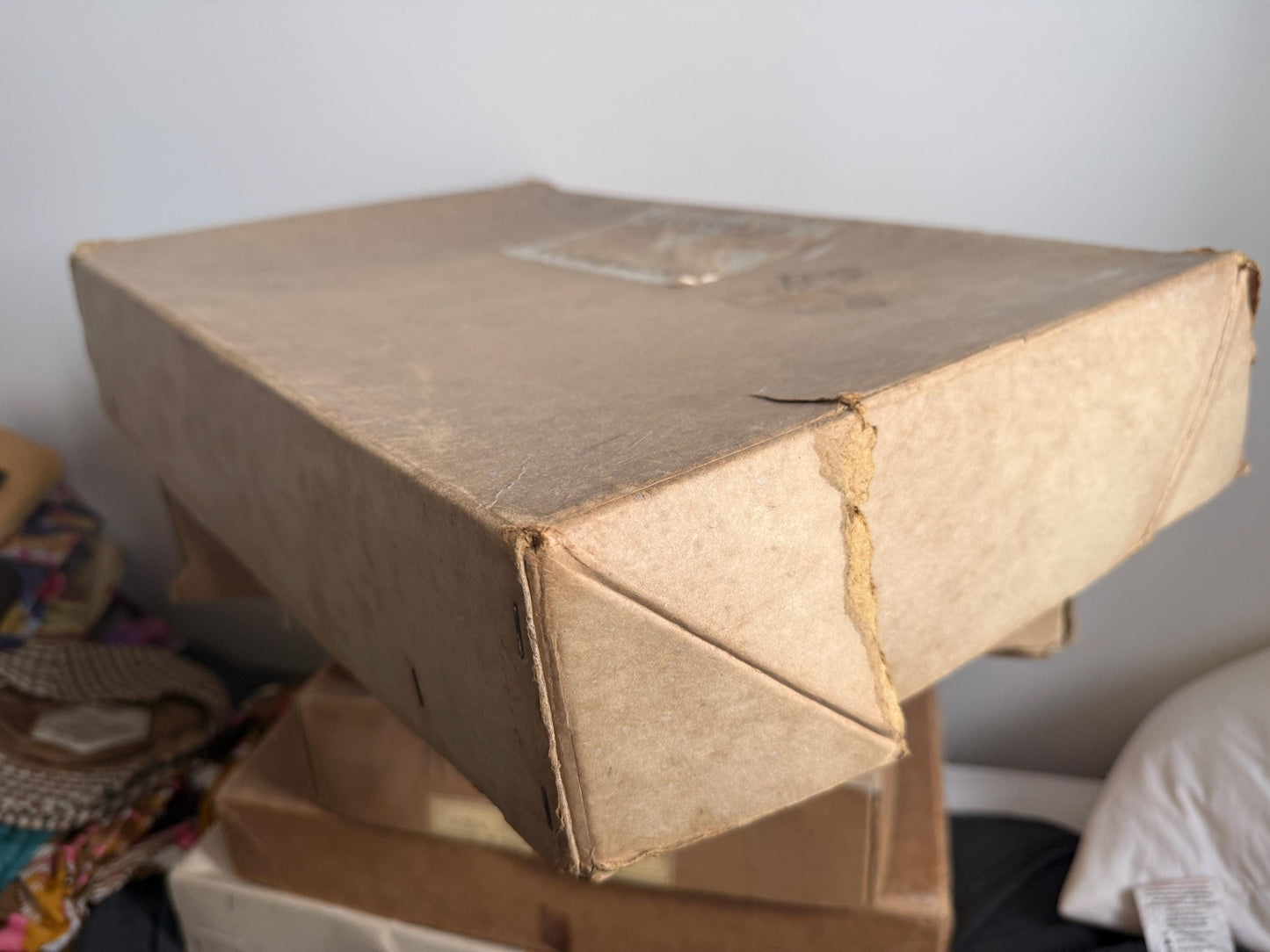 Vintage Lavender Ltd Court Dressmakers Box | Dated 15th September 1954 | Original Sloane Street Packaging | Fashion Ephemera