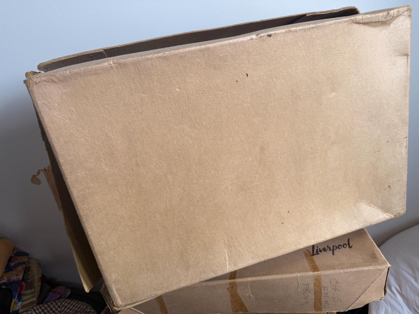 Vintage Lavender Ltd Court Dressmakers Box | Dated 15th September 1954 | Original Sloane Street Packaging | Fashion Ephemera