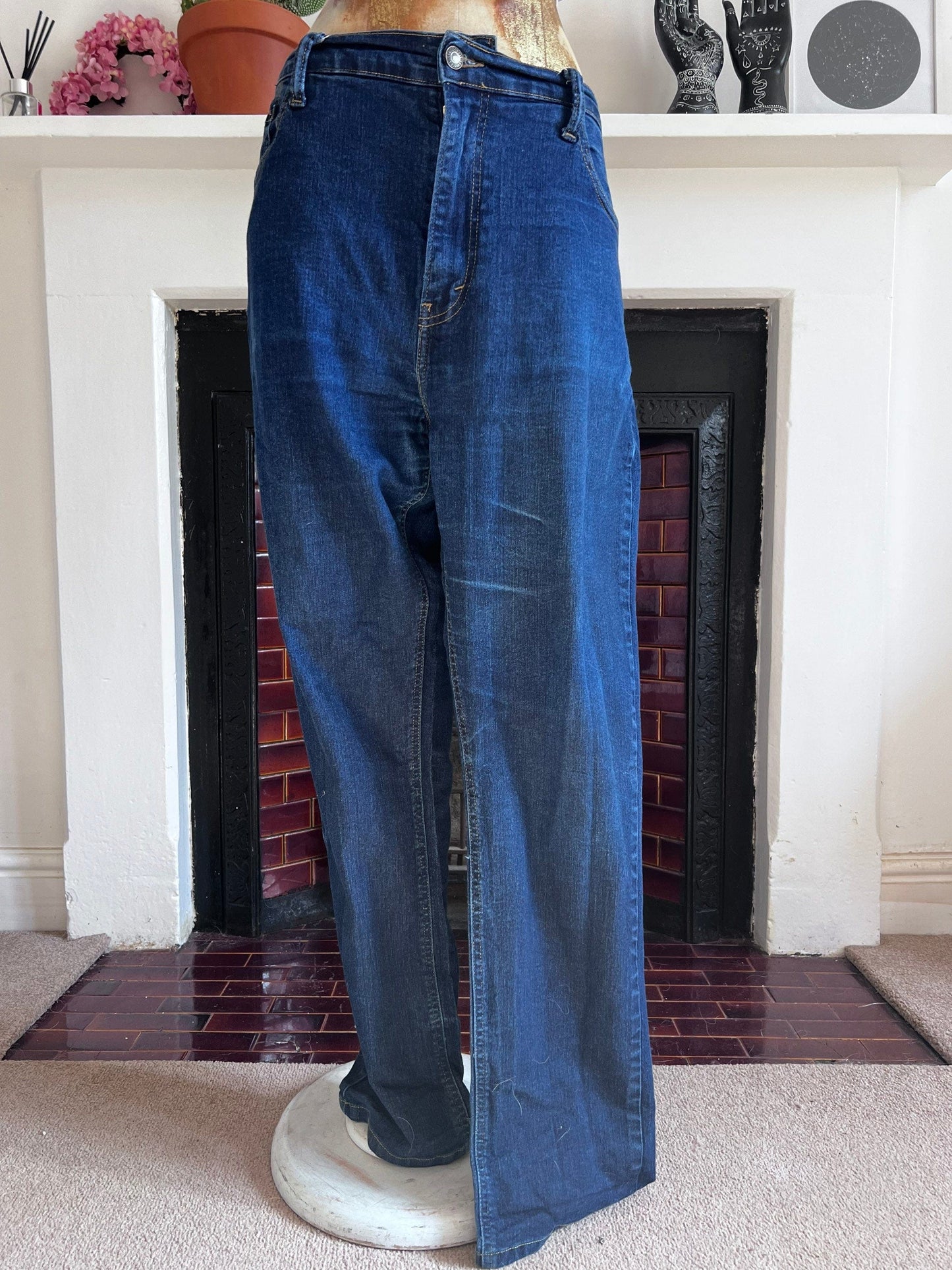 Vintage Levi Jeans Dark stretch Jeans 511 Fit - dark wash denim jeans  - Levi Jeans 511 W42 L34