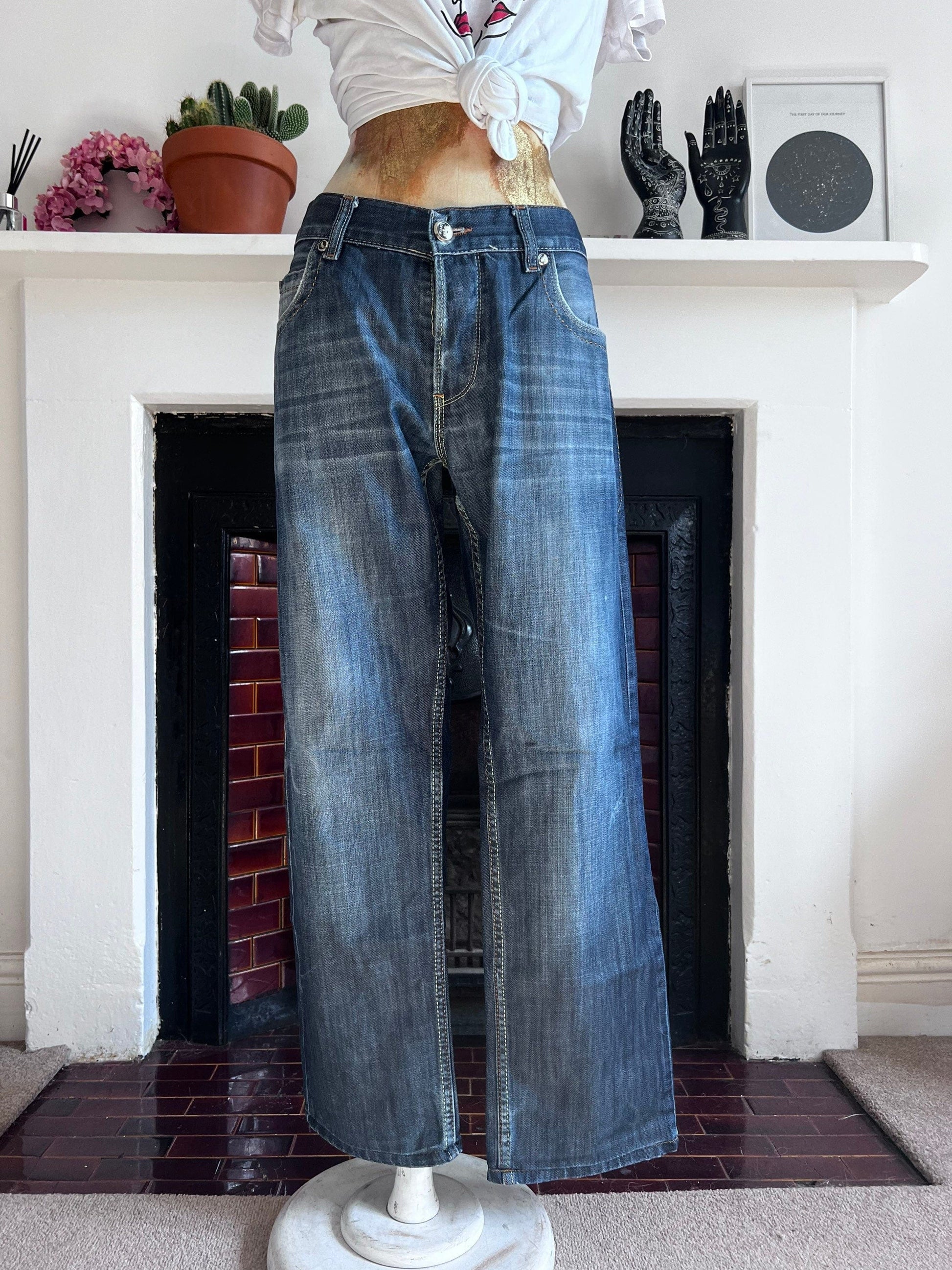 Vintage Levi Jeans Slim Fit - light stone wash denim jeans  - Levi Jeans 506 W34 L32