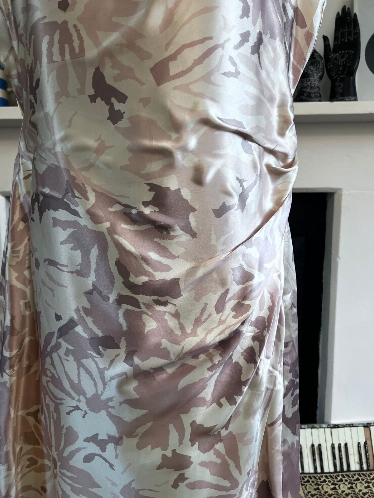 Vintage Dress, Pink Silk Shift Dress, 1990s vintage dress immaculate as new dress, UK16 Pink Silk Vintage Dress, silk LK Bennett dress, 90s