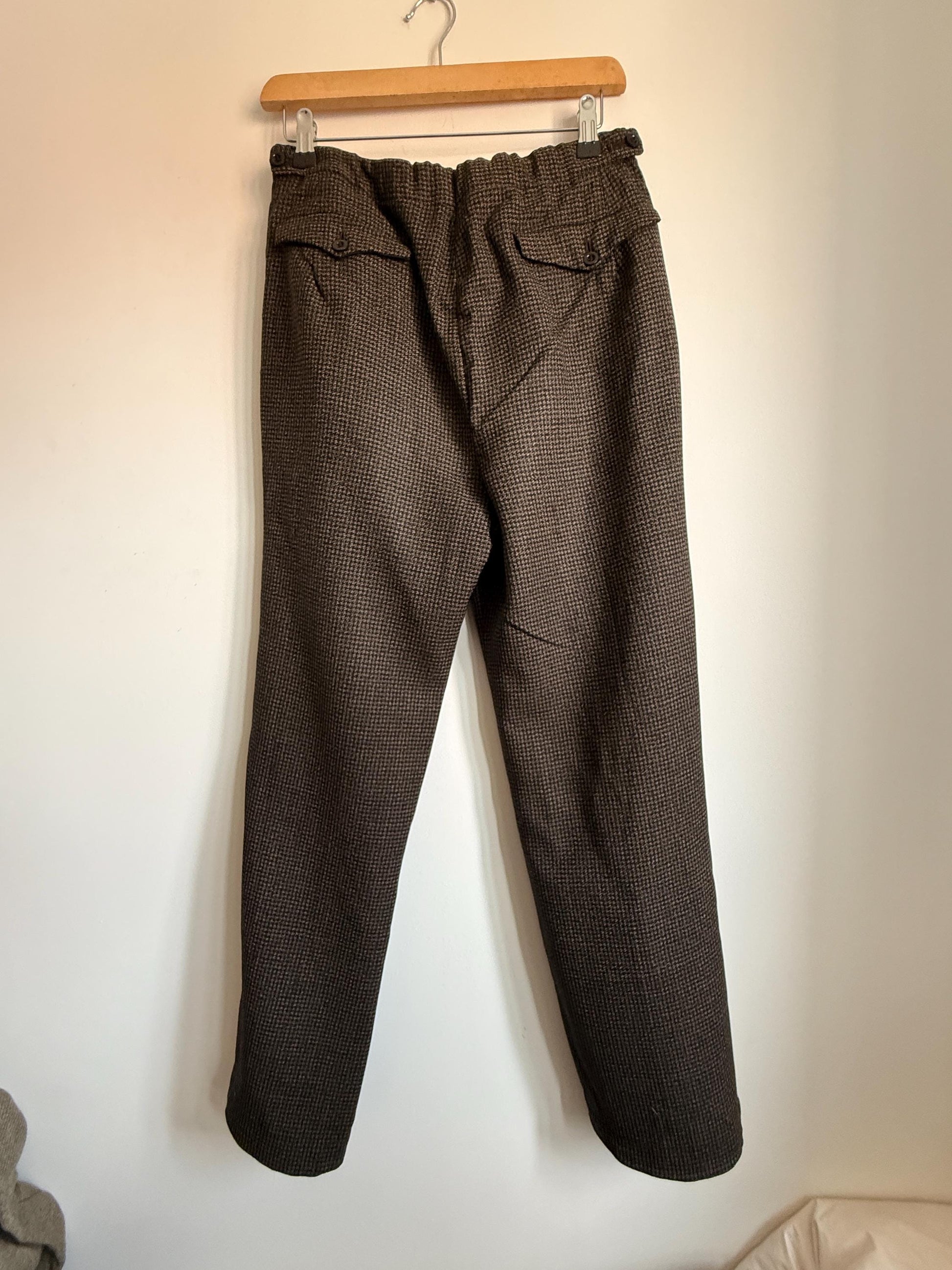 Vintage Men's Three Piece Suit Jerome Super Fine-Twist Wool Aucott Cirencester British Tailored Suit Heritage Country Tweed Size S