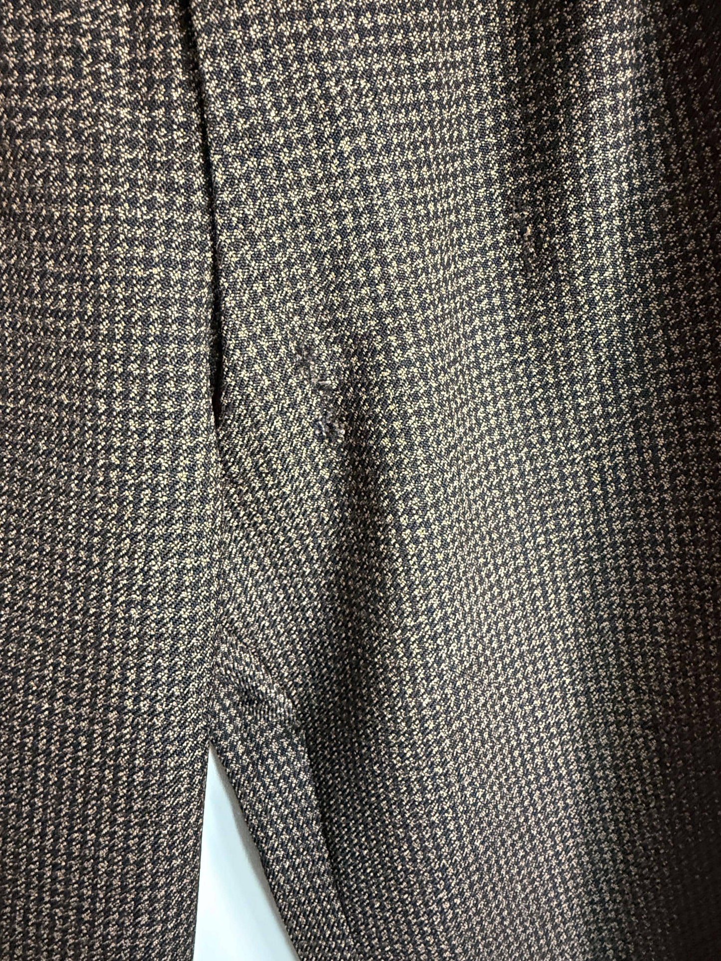 Vintage Men's Three Piece Suit Jerome Super Fine-Twist Wool Aucott Cirencester British Tailored Suit Heritage Country Tweed Size S