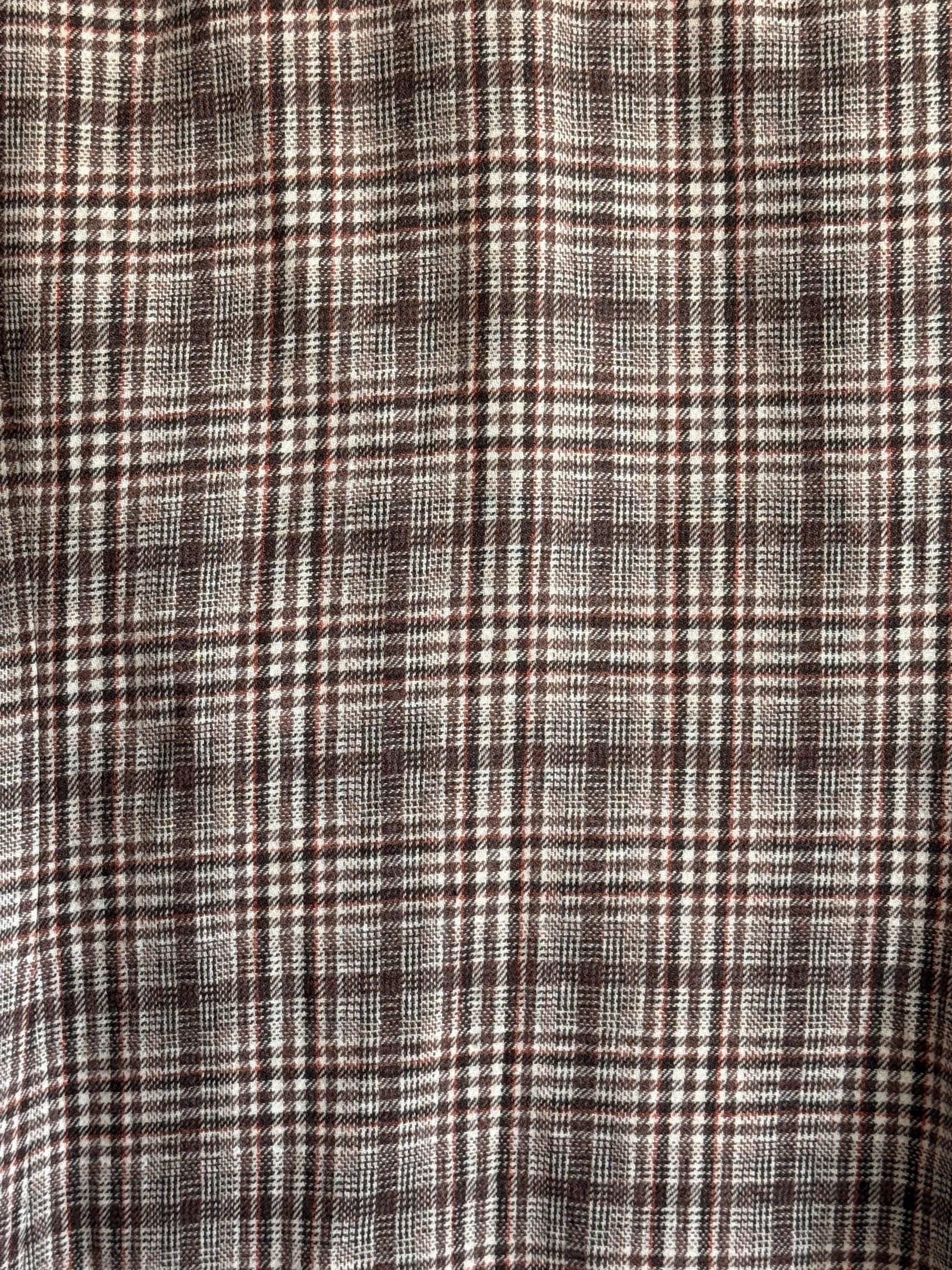 Vintage Pendleton Wool Blazer | Brown Plaid Jacket | Made in USA | Pendleton Virgin Wool Jacket | Country Heritage Blazer | UK 12-14
