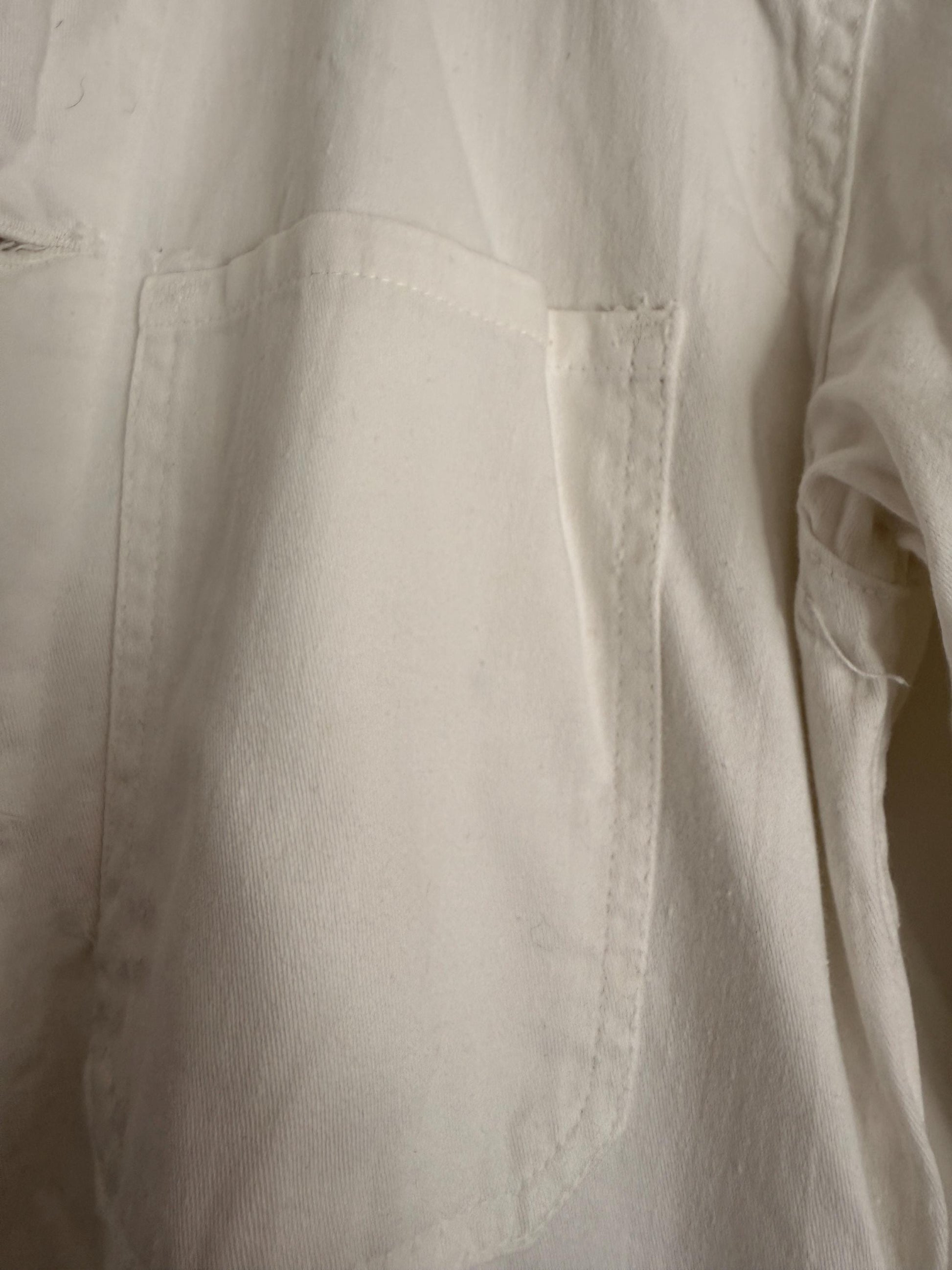 Vintage Pexwear White Cotton Boiler Suit | Royal Warrant British Workwear Overalls