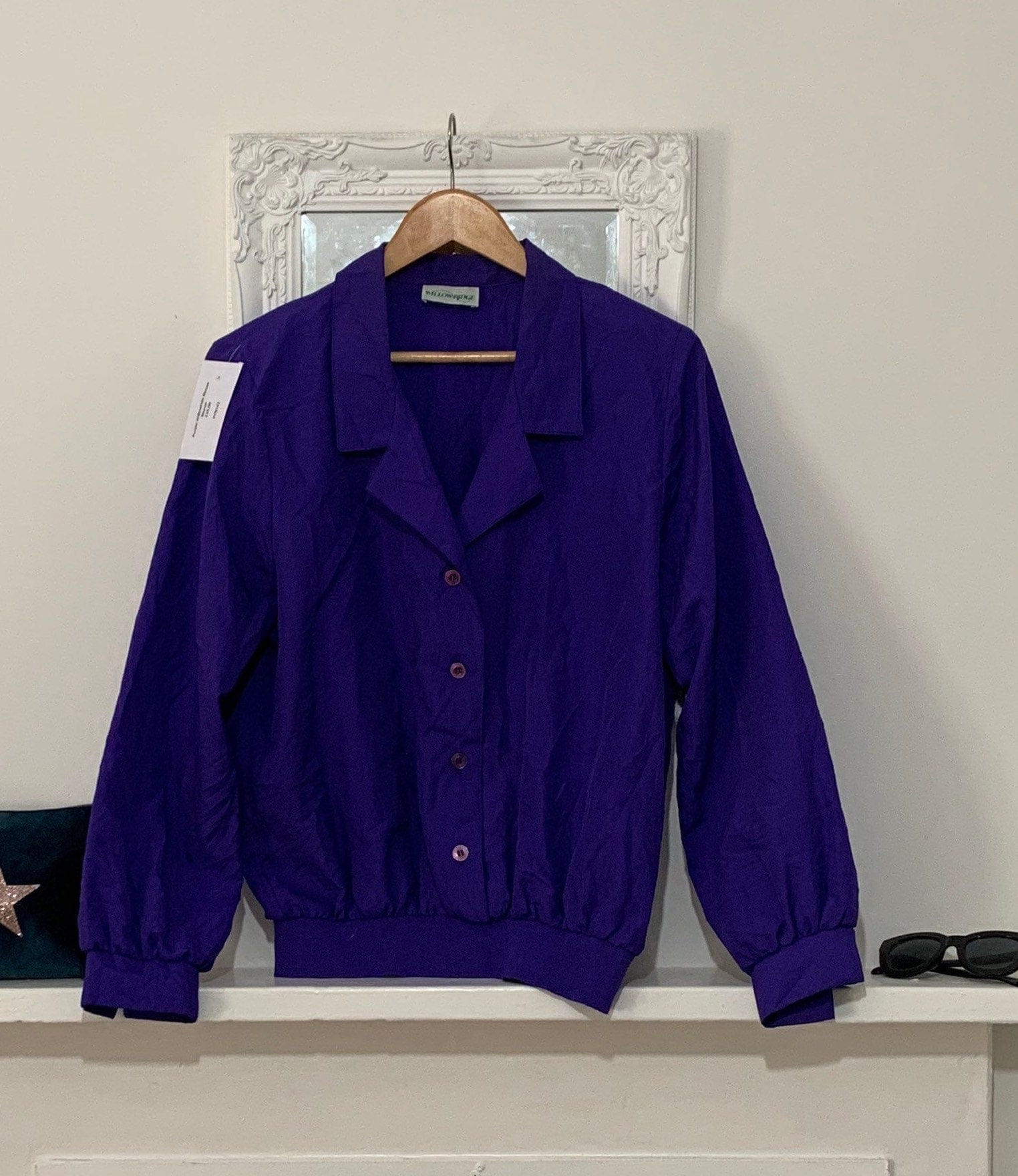 Vintage Purple Blouse - Vintage Blouses Online - Vintage Clothing ...