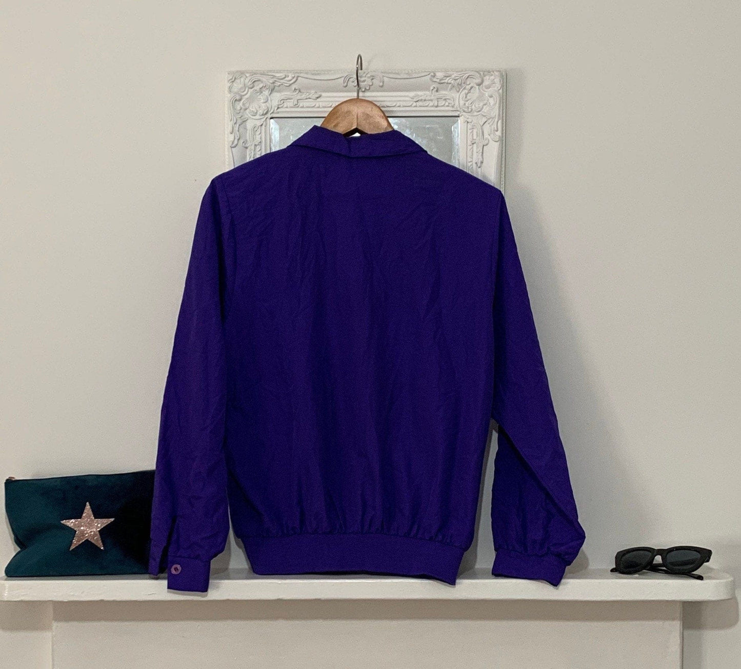 Vintage Purple Blouse - long Sleeve Size 16