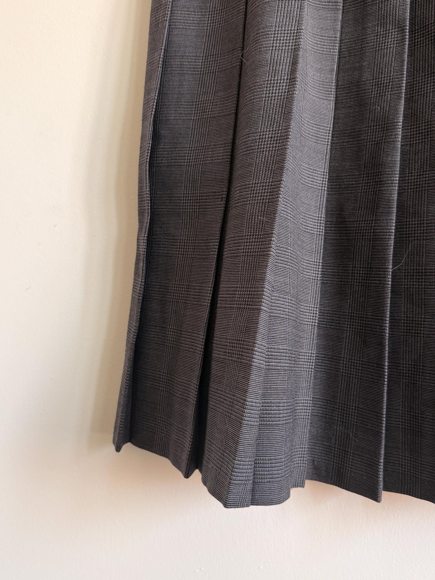 Vintage Ringel Prince of Wales Check Pleated Midi Skirt | Heritage Tailored | UK 10-12