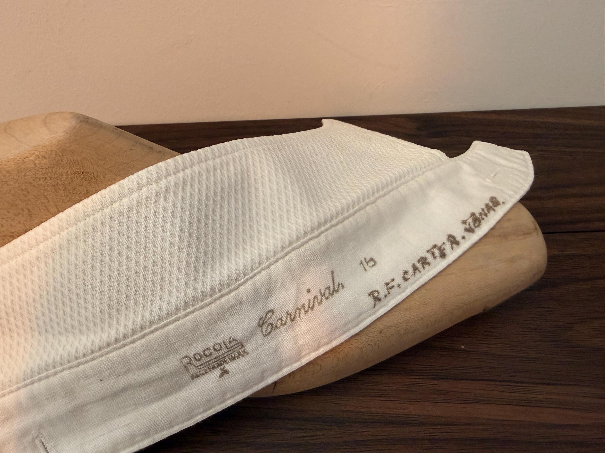 Vintage Rocola Detachable Marcella Collar Size 15 White Stiff Dress Shirt Collar Edwardian Style