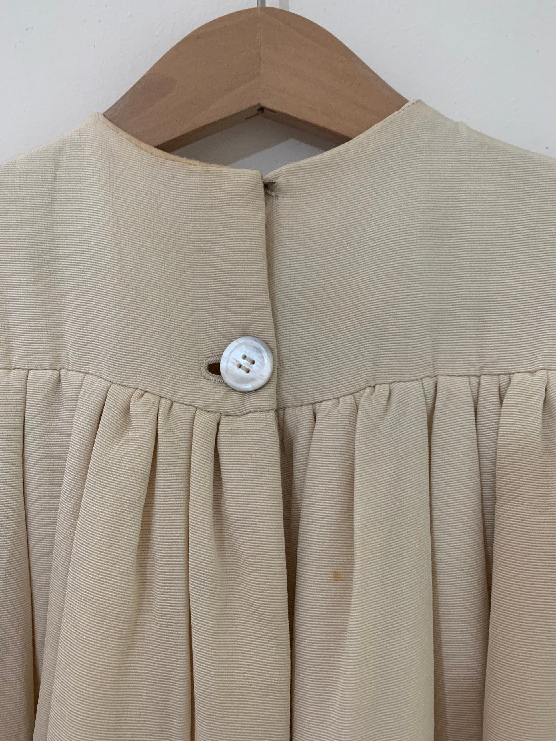 Antique Silk Christening Gown and cape, 19th Century Christening Gown, Heirloom Christening Gown, Antique Christening Cape Silk Exceptional