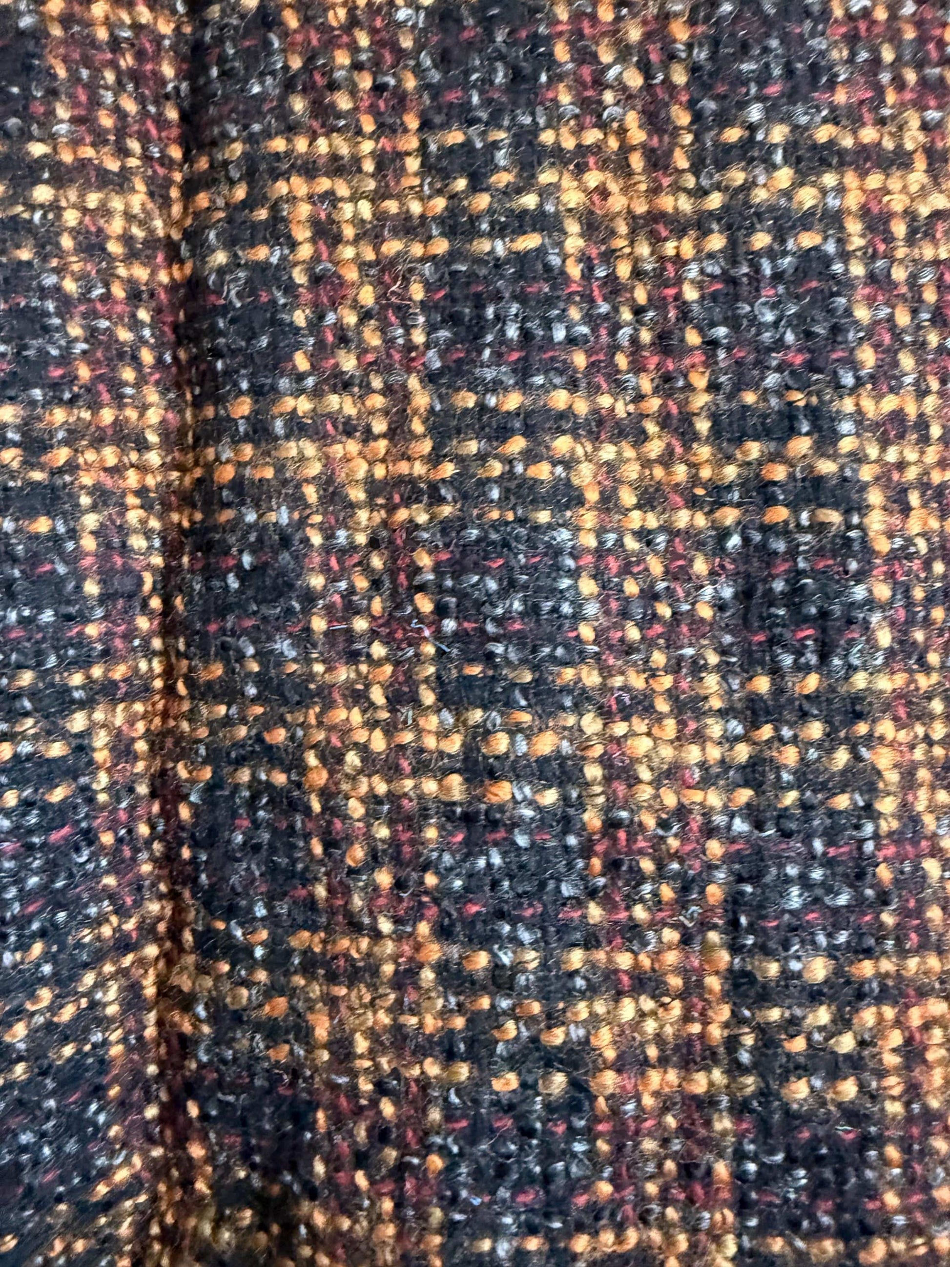 Vintage Tweed Jacket | Gold Button Blazer | Chanel Inspired Cropped Jacket | Smart Tailored Jacket | Classic Vintage Womenswear