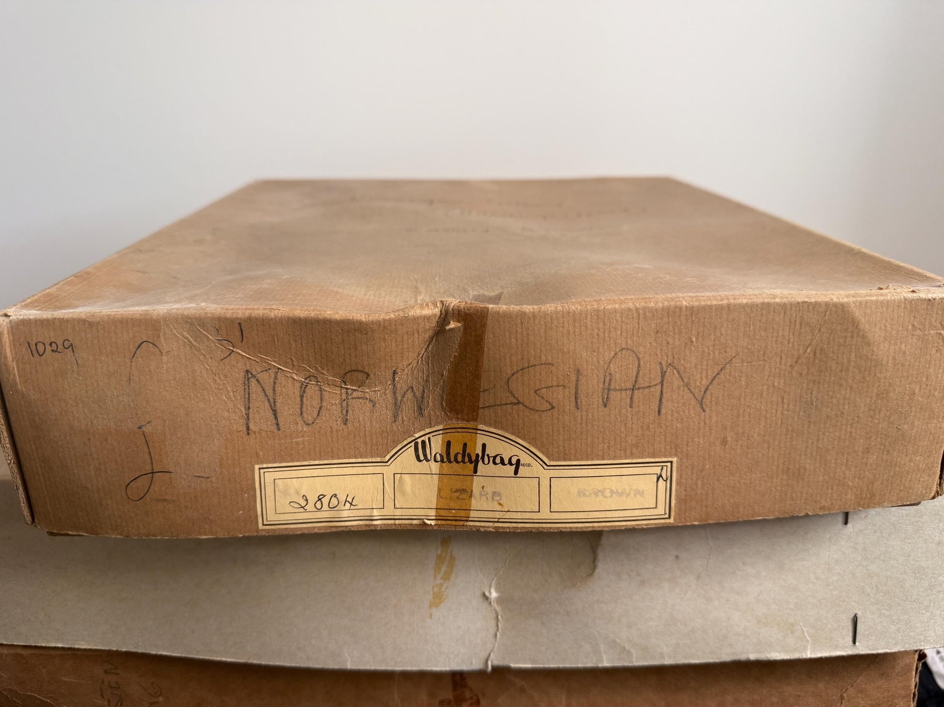 Vintage Waldybag Handbag Retail Box | Original 1950s 1960s Branded Storage Box | Fashion Ephemera | Collectors Display Packaging