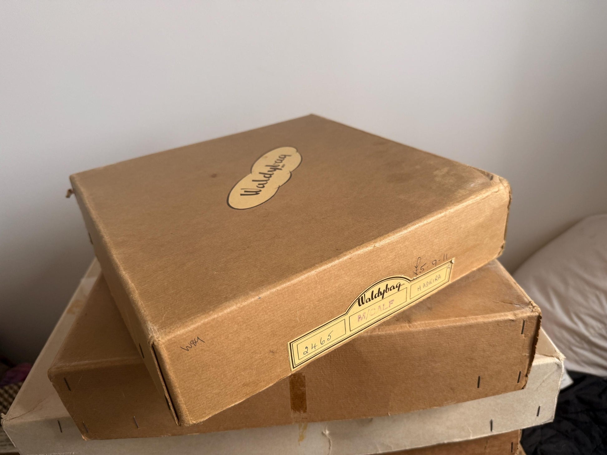 Vintage Waldybag Handbag Retail Box | Original 1950s 1960s Storage Box | Collectors Display Packaging | Made in England