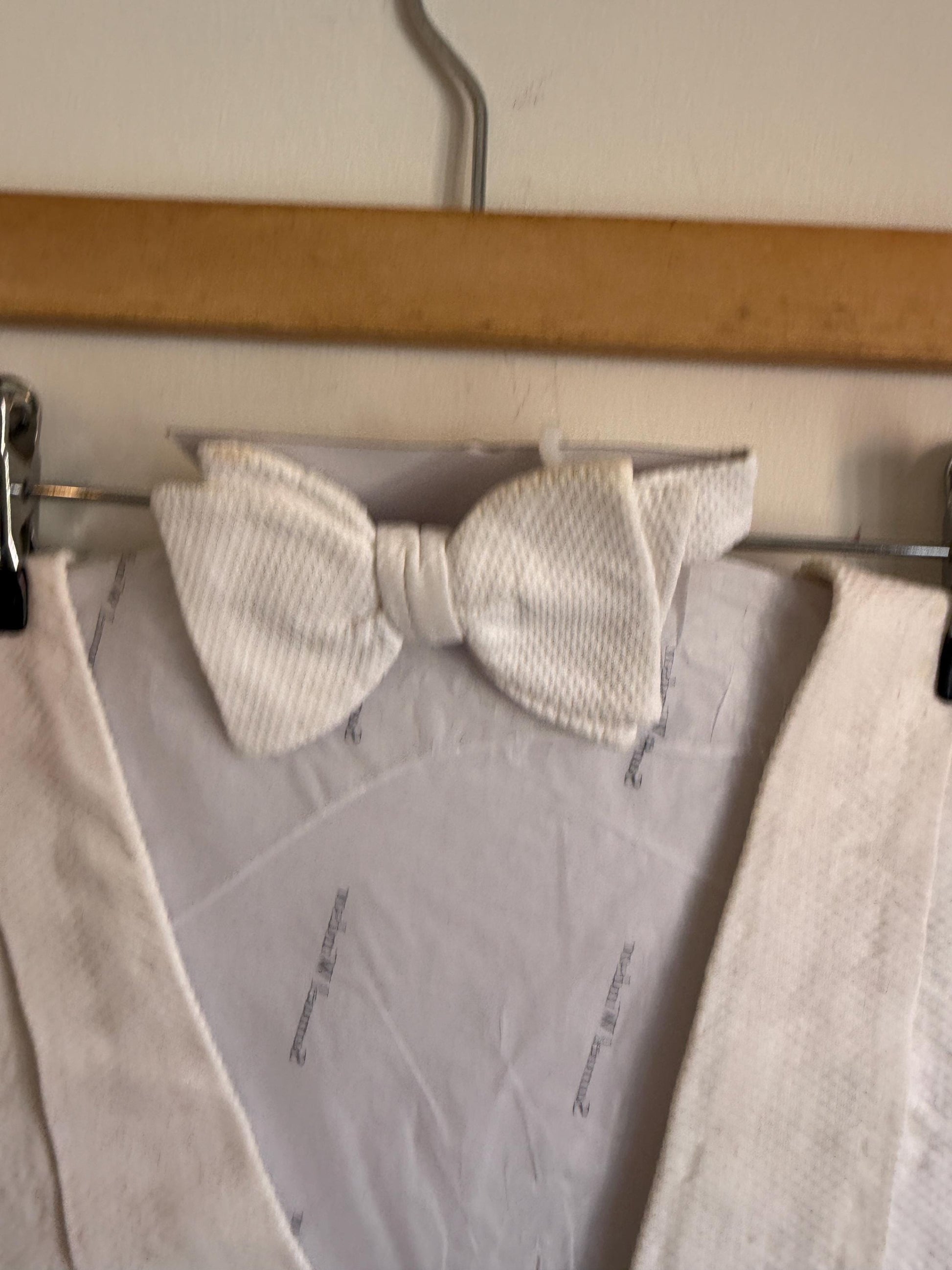 Vintage White Marcella Evening Dress Waistcoat & Bow Tie, Mens White Tie Pique Formalwear Set, Restoration