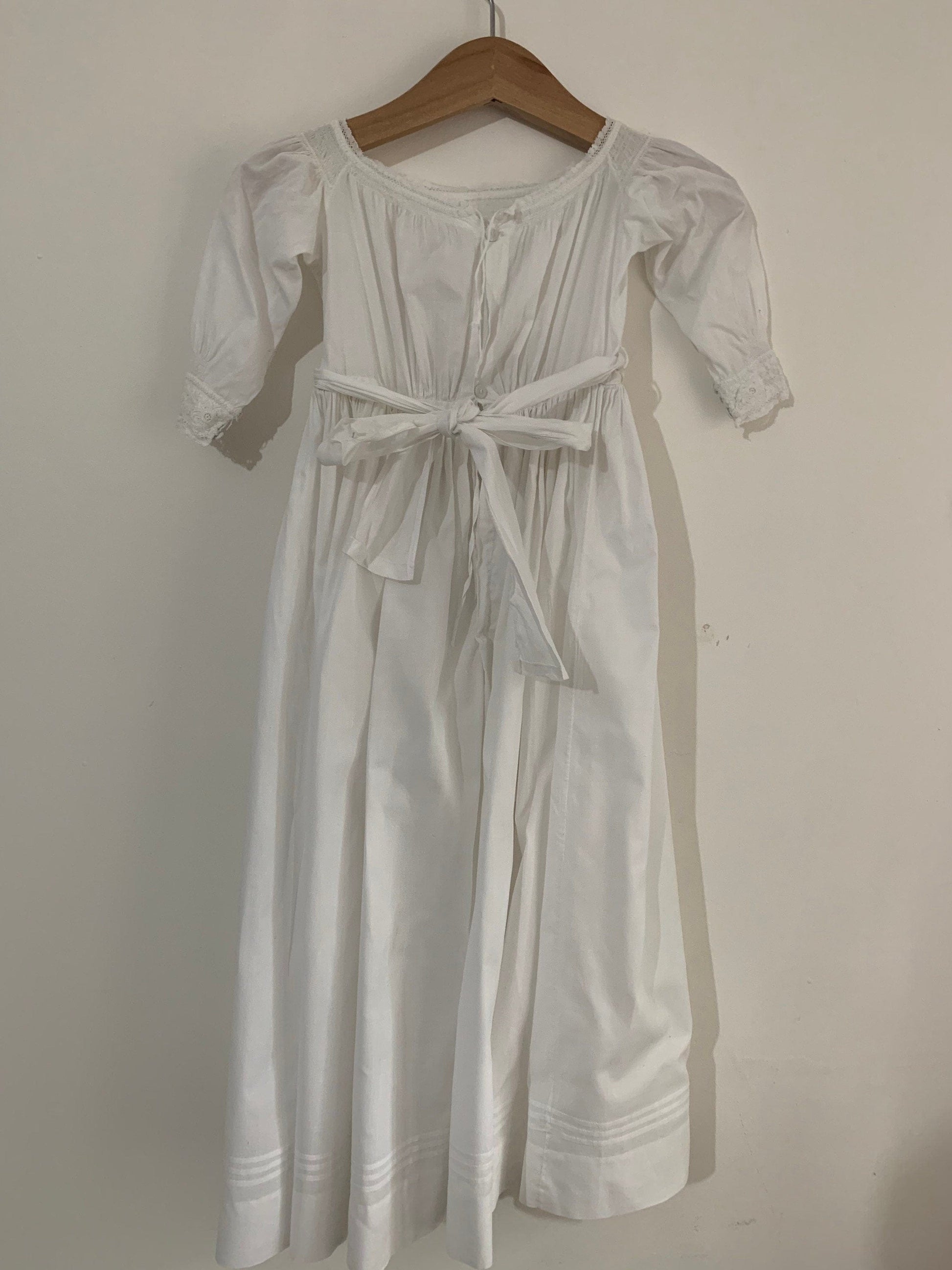 Antique Victorian Edwardian Baby Girls Dress, Christening Gown, Antique Baby Girls Dress, Victorian Christening Gown