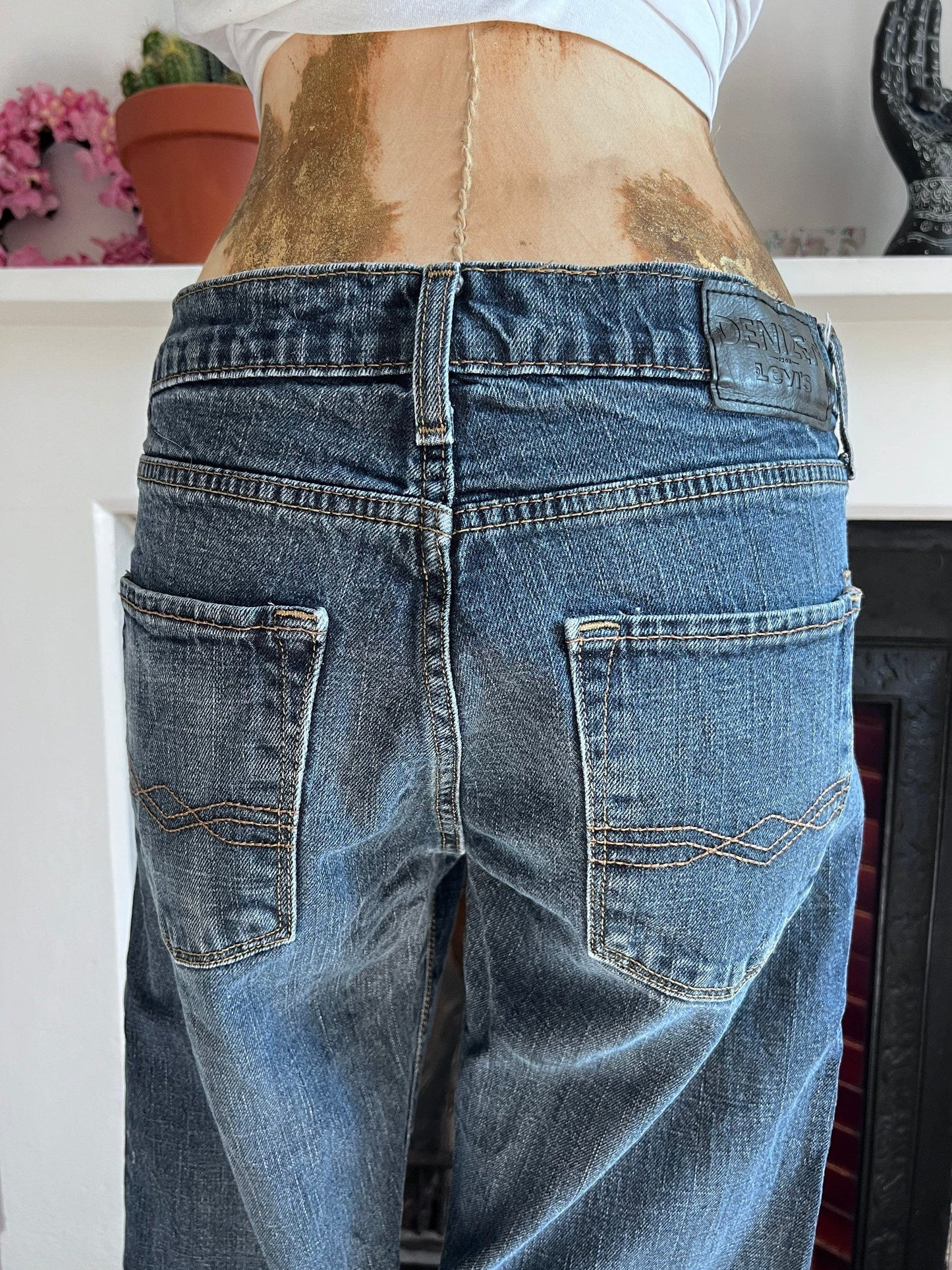 Levi Jeans slim straight Fit - blue denim jeans  - Denizen Levi Jeans 232 W30 L30