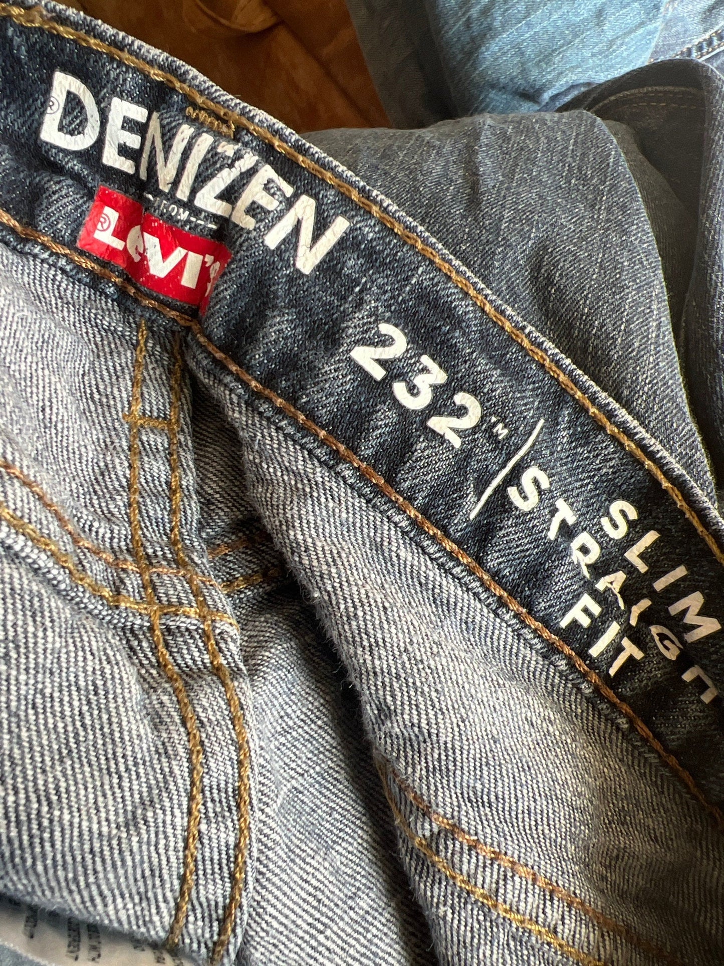 Levi Jeans slim straight Fit - blue denim jeans  - Denizen Levi Jeans 232 W30 L30