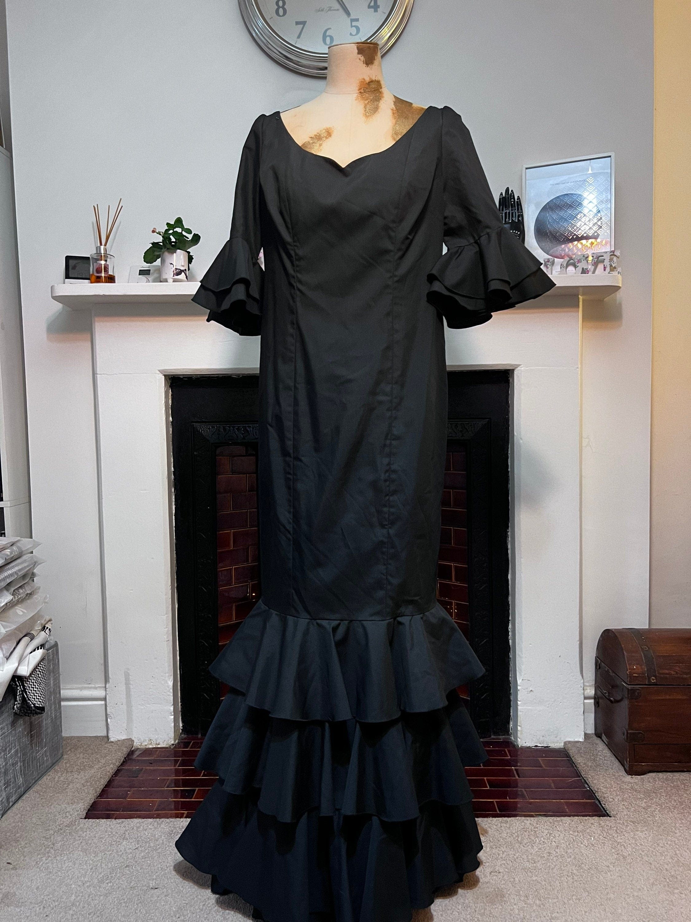 Black hotsell cotton gown