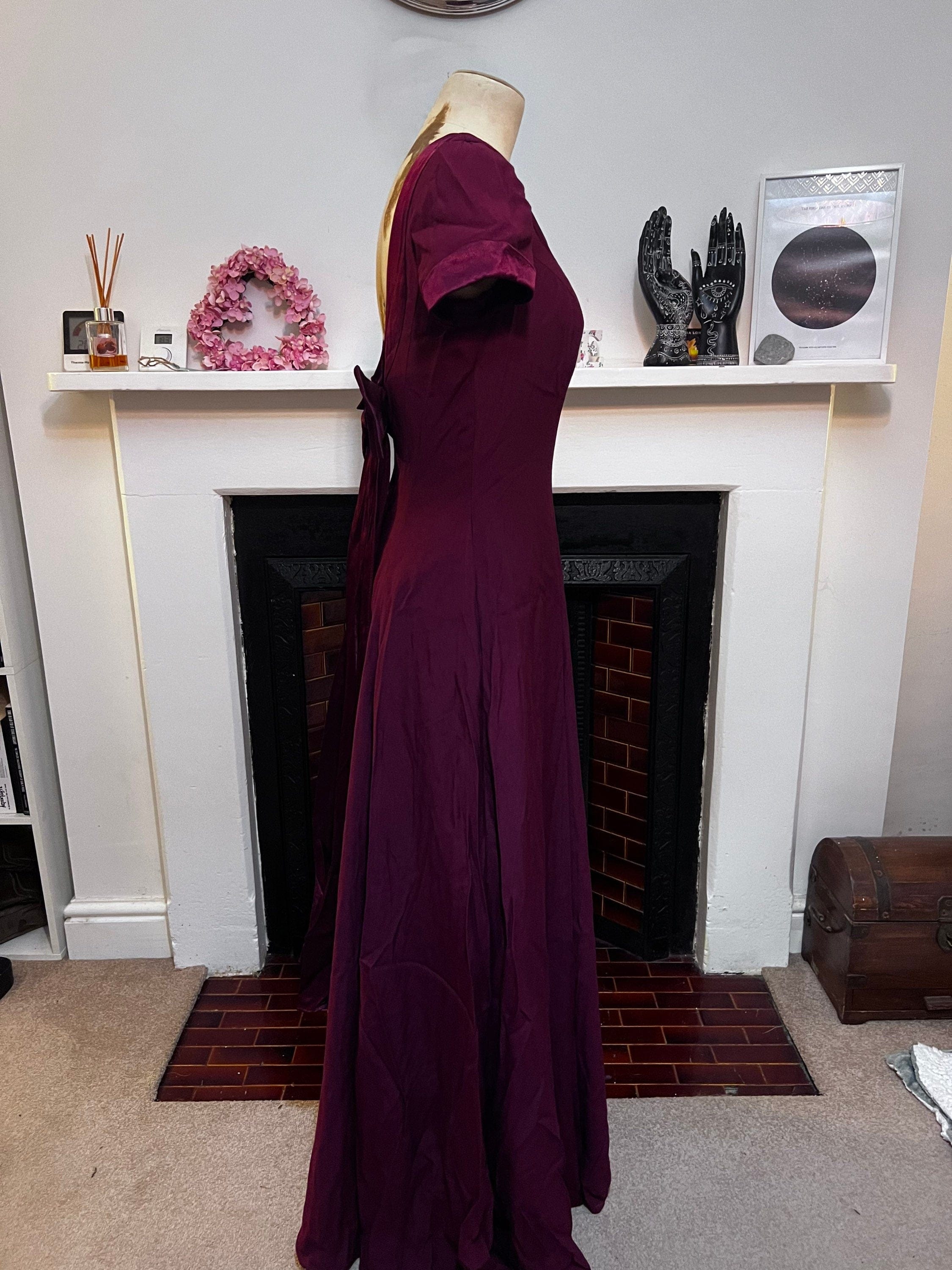 Wine Prom Dress Vintage Prom Dress Vintage Clothing Pretty
