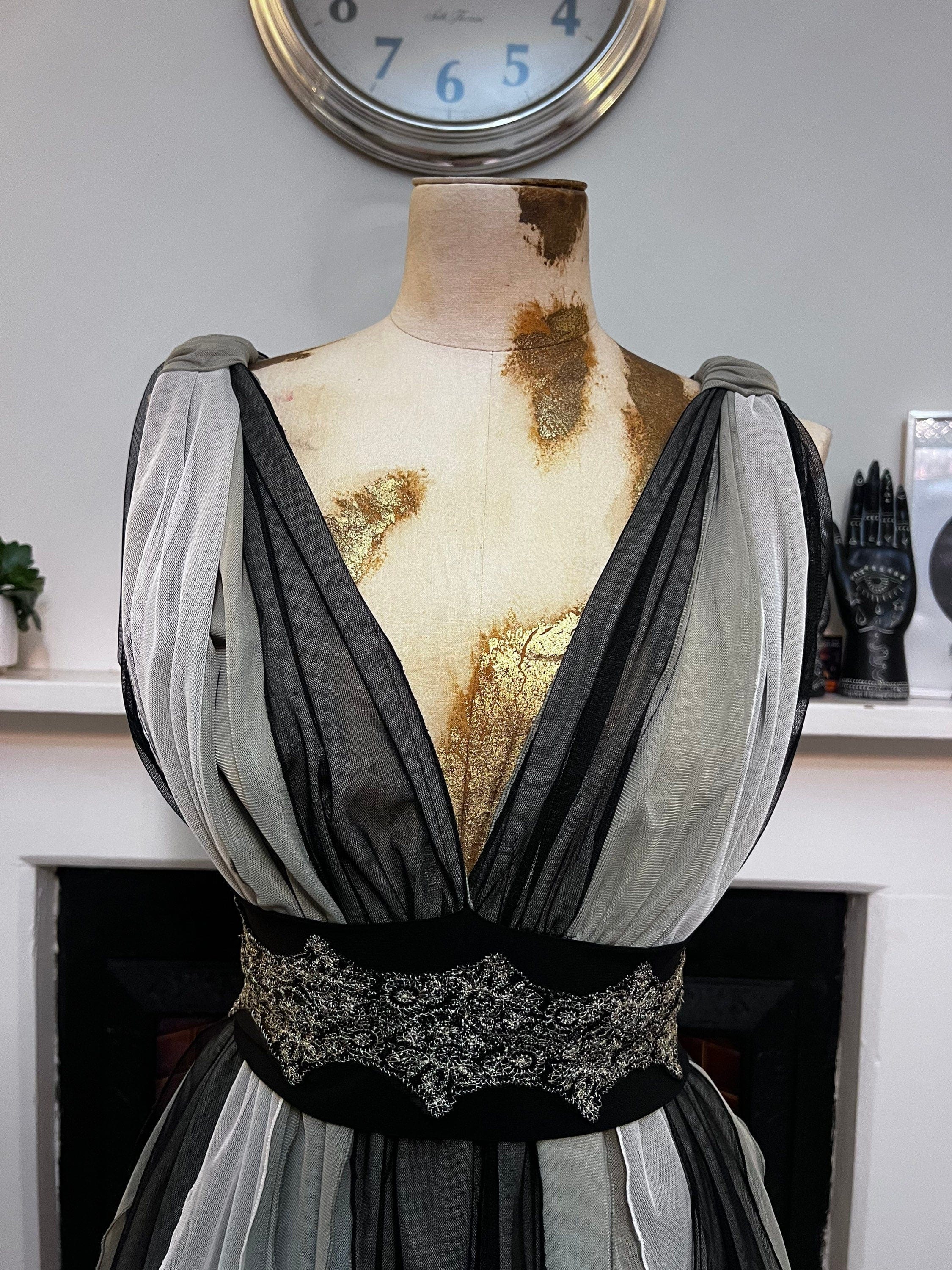 Black 2025 evening top