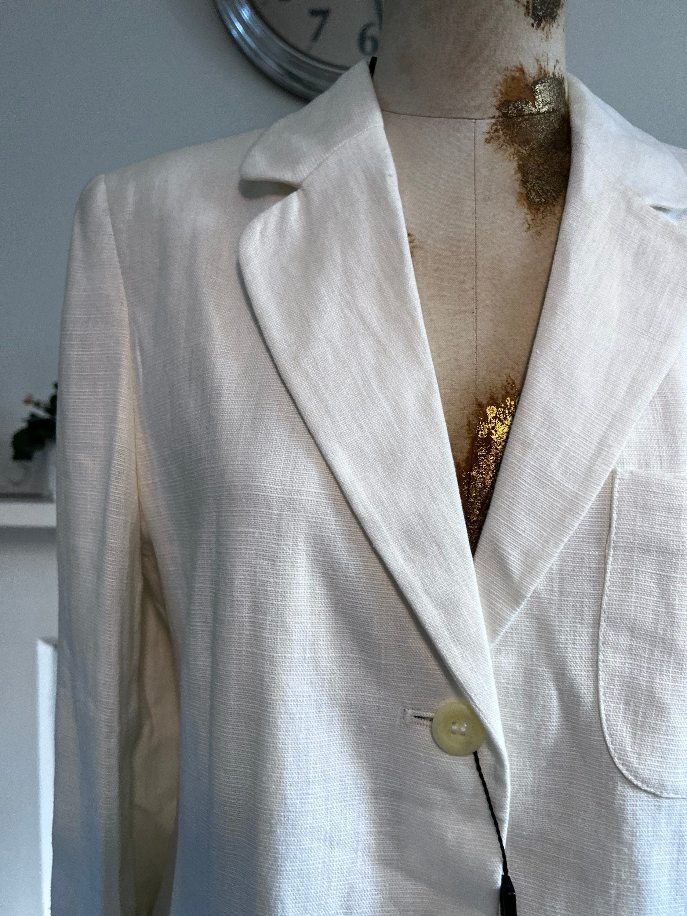 Marks and spencer gold button blazer store