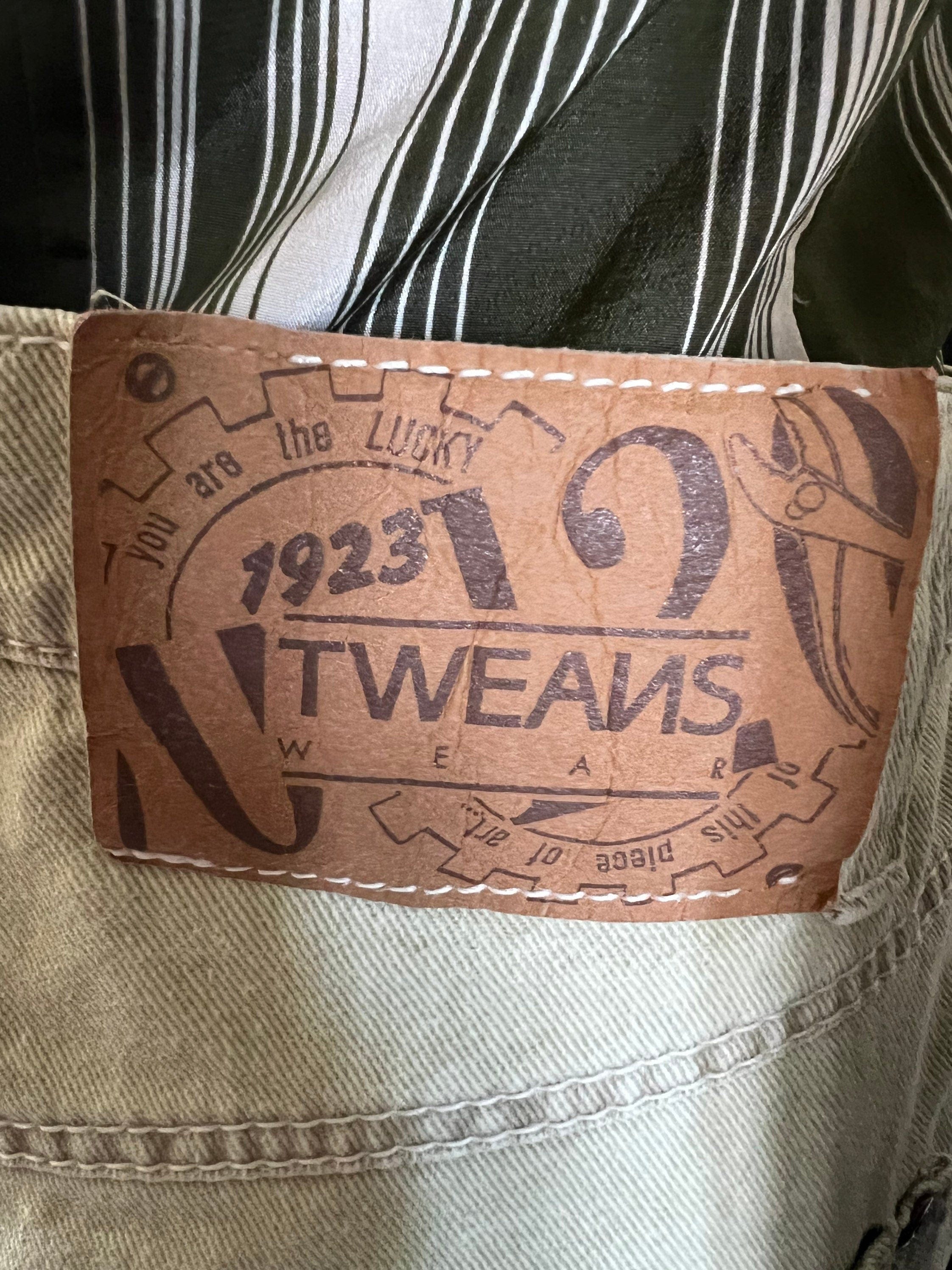 Vintage pale green 90s Jeans W32 L29 UK12