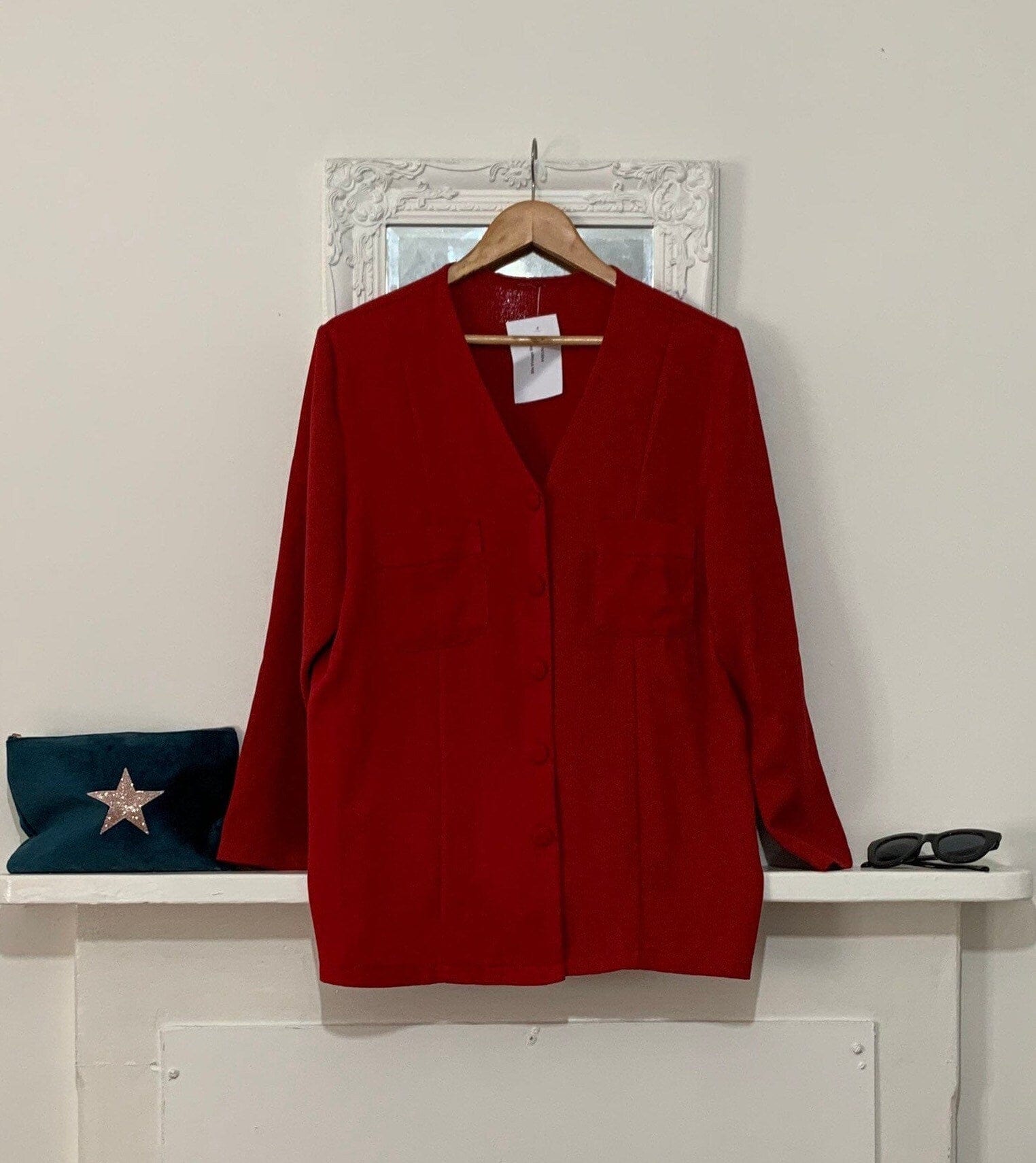 Red blazer clearance size 16