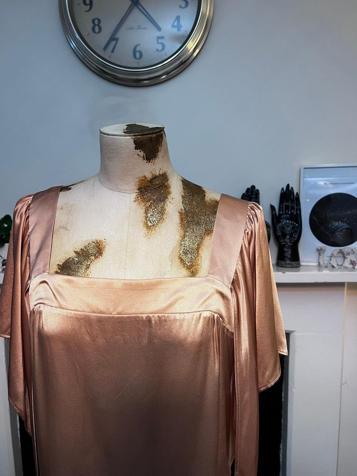 Vintage Rose Gold Silk Blouse - Paul and Joe Paris Silk Top - French Silk Blouse - Immaculate Vintage Blouse - Size 3