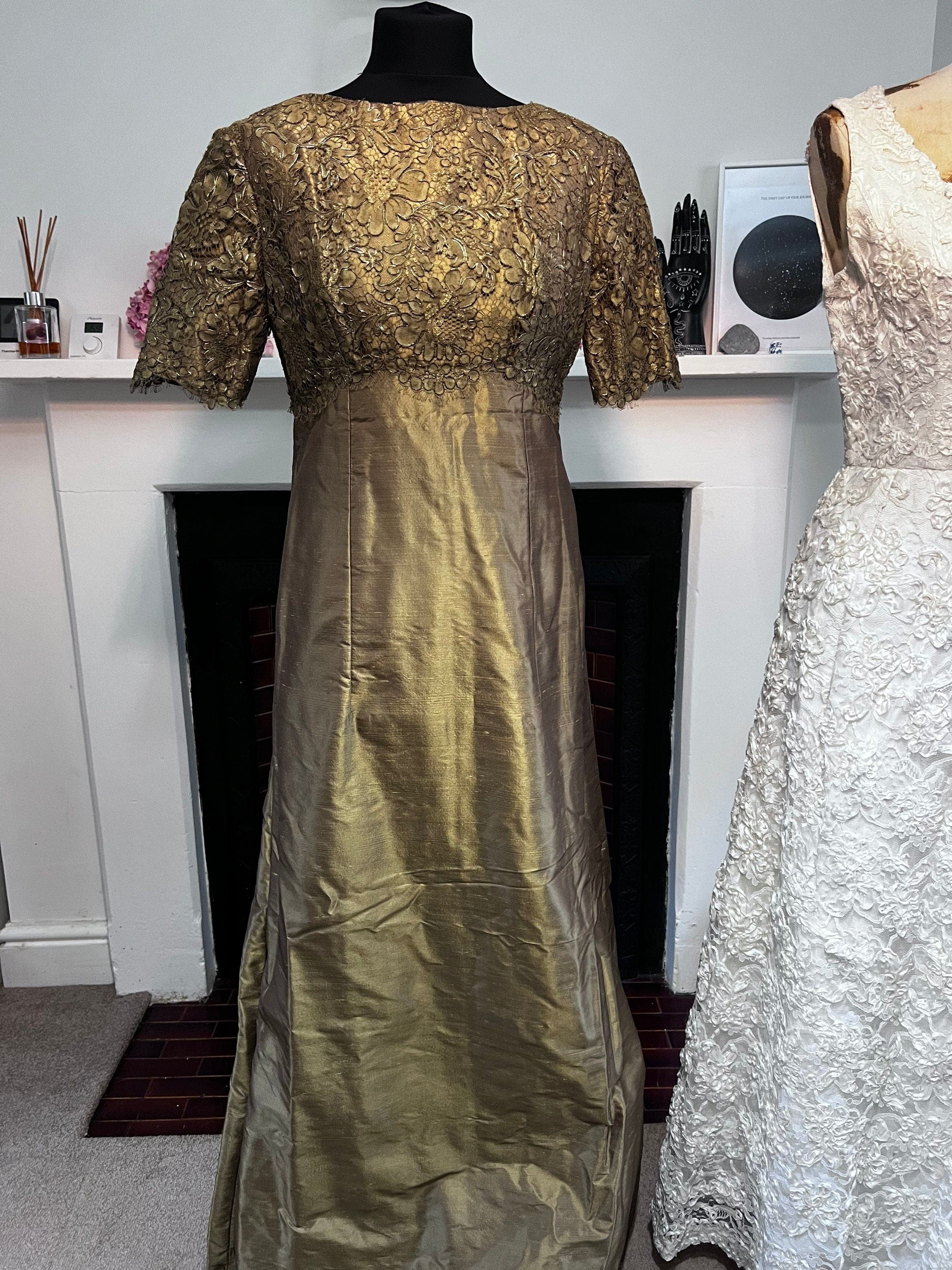Gold hotsell thread dress